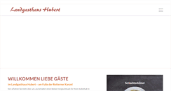 Desktop Screenshot of gasthaus-hubert.de